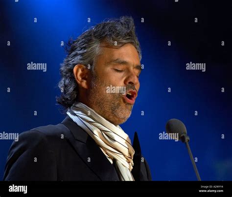 Italian Opera star, Andrea Bocelli in concert Stock Photo - Alamy