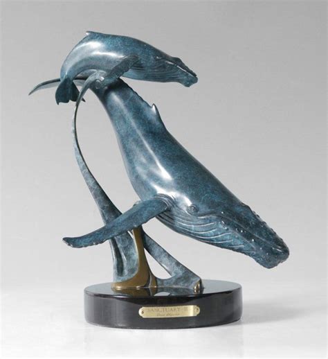 DEAN SHIPSTON WHALE BRONZE SCULPTURE : Lot 1375