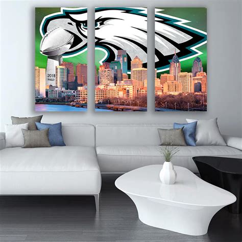 Amazing Philadelphia Championship Skyline Canvas - Zapwalls