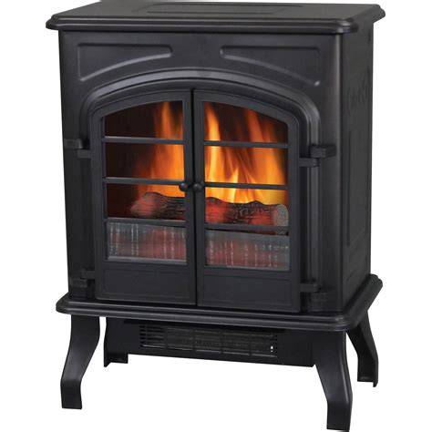 Electric Stove Heater, 17.5", Matte Black - Walmart.com