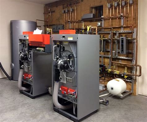 Viessmann VitoCrossal 300 CU3A-16, two boilers installed in a residence in Montana, USA ...