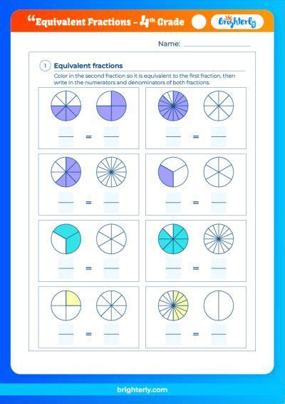 Equivalent Fractions - - Worksheets Library