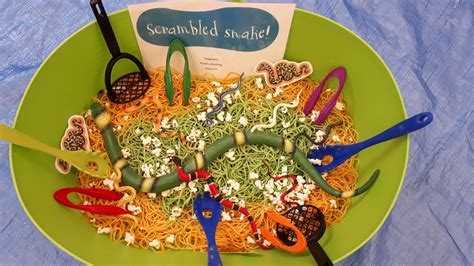 Scrambled snake | Gruffalo activities, Infant sensory activities, Nursery activities