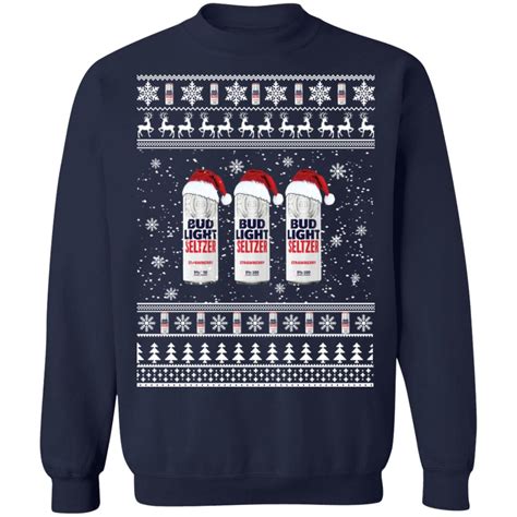 Bud Light Seltzer Ugly Christmas sweater - Rockatee