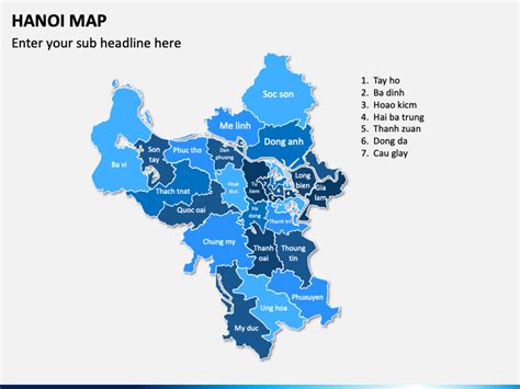 Hanoi Map for PowerPoint and Google Slides - PPT Slides