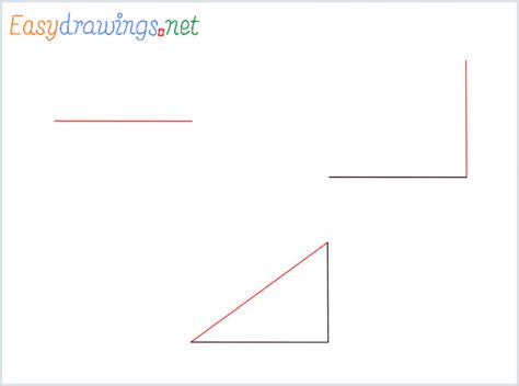 How To Draw Right triangle Shape Step by Step - [3 Easy Phase]