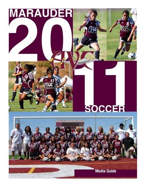 Soccer Media Guide - Antelope Valley College Marauder Athletics