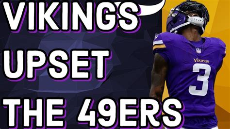 Vikings Beat The 49ers! - YouTube