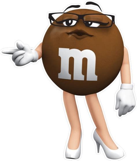 MS. BROWN M&M DECAL / STICKER 27