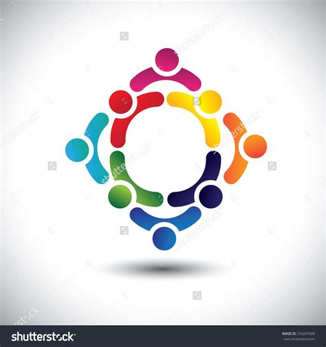 Team Building Logo Vector