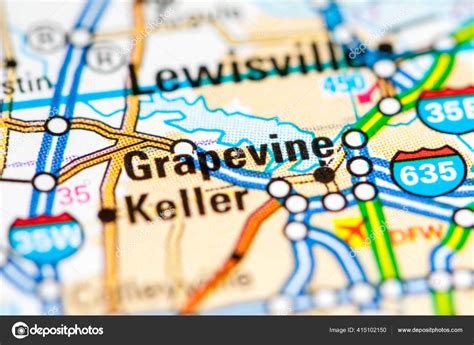 Grapevine Texas Usa Map Stock Photo by ©aliceinwonderland2020 415102150