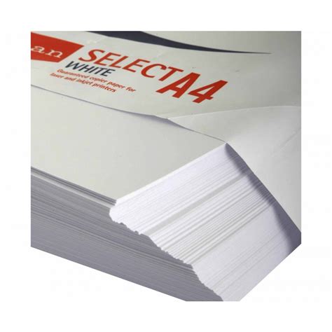 Ryman Select Copy Ream of Paper A4 80gsm 500 Sheets - Booksim