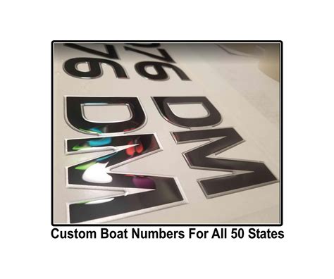 Boat Lettering and Numbers - Hoosierdecal