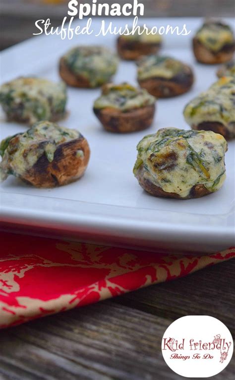 The Best Ever Spinach Stuffed Mushroom Appetizer Recipe