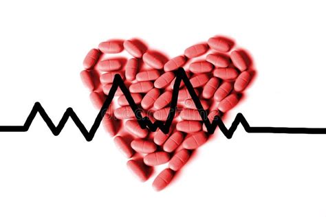 Red heart pills stock photo. Image of macro, sick, blue - 2333390