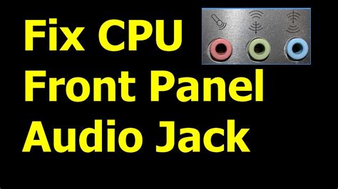 Seriously! 19+ List Of Front Panel Headphone Jack Not Working Your Friends Did not Let You in ...