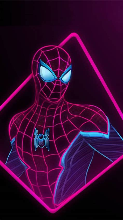 Spider Man Neon IPhone Wallpaper - IPhone Wallpapers : iPhone Wallpapers