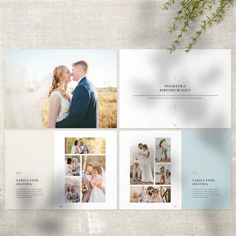 Wedding Photography Brochure Template on Behance