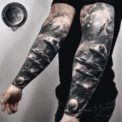 Space Tattoo Sleeve