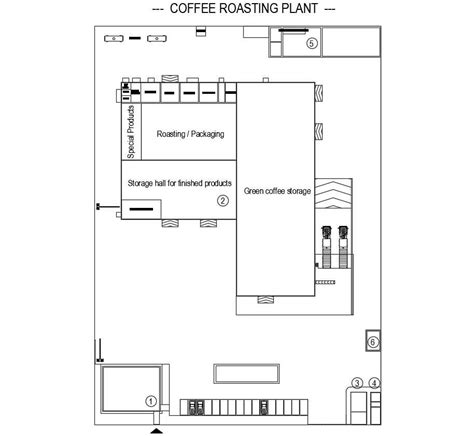 Coffee Roaster Floor Plan - floorplans.click