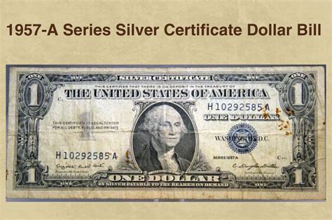 1957 Silver Certificate $1 Bill Value: How Much is it Worth Today ...