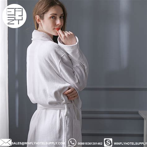 100% Cotton Luxury Monogrammed Spa Robes Wholesale