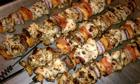 Grilled Chicken Kebabs