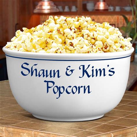 Personalized 4 Quart Popcorn Bowls: Personalized Popcorn Bowls ...