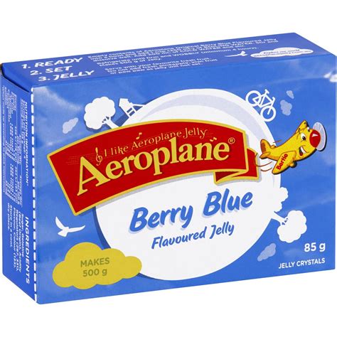 Calories in Aeroplane Jelly Berry Blue calcount