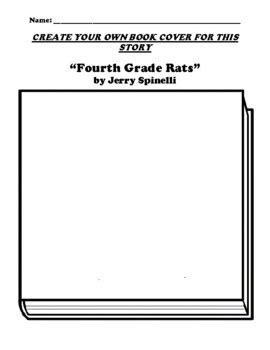 “Fourth Grade Rats” by Jerry Spinelli BOOK COVER UDL WORKSHEET | TPT