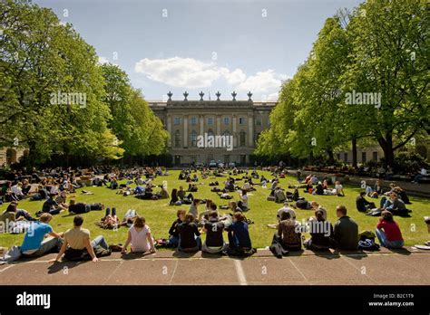 Students on campus of Humboldt University, Berlin, Germany, Europe Stock Photo, Royalty Free ...