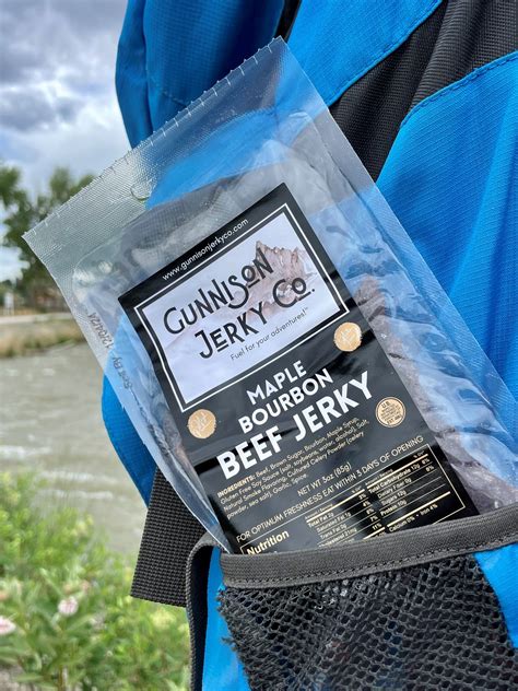 Gunnison Jerky Co. Maple Bourbon Beef Jerky