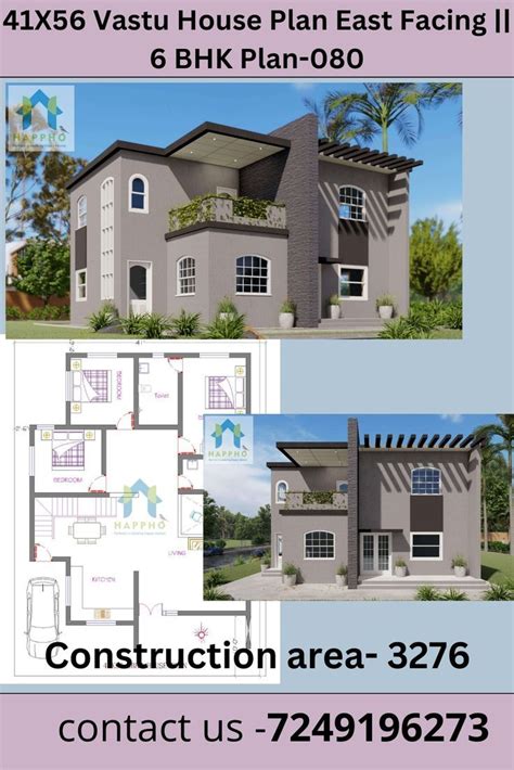 6 bedroom duplex house plan || duplex house plan || 6 bedroom house | Vastu house, House plans ...