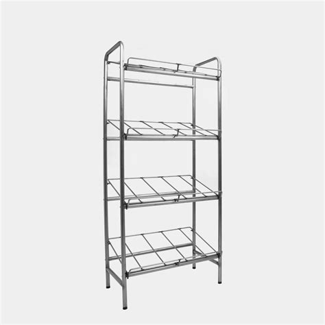 Metal 4 Shelf Retail Display Stand | Retail display, Display stand, Metal display