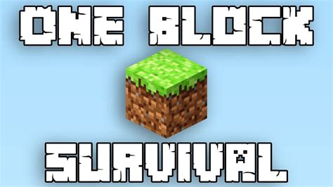 Minecraft: One Block Survival Challenge - YouTube