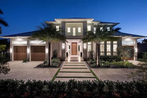 Coastal Contemporary Home in Naples, Florida by Falcon Design