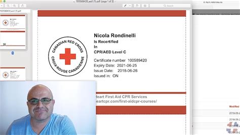 How To Access Your Canadian Red Cross Online Certificate - YouTube