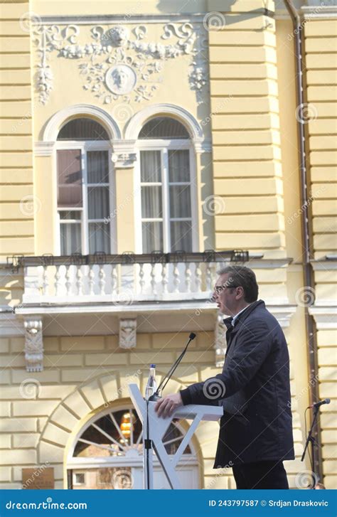 Aleksandar Vucic, the President of the Republic of Serbia Editorial ...