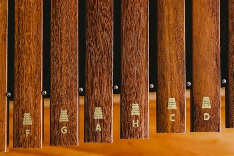 Premium Photo | Wooden xylophone in a music classroom