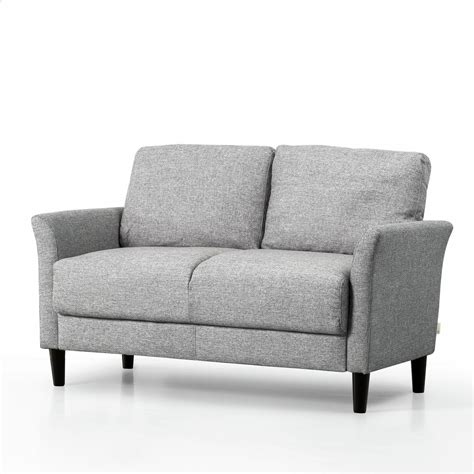 Zinus Jackie 2 Seater Sofa - Fabric Light Grey - Bunnings Australia