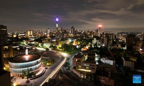 Night view of Johannesburg, South Africa - Global Times