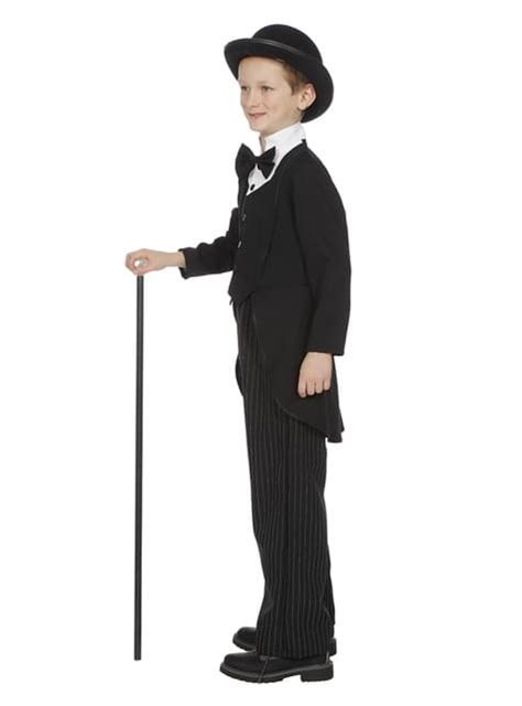 Charles Chaplin costume for boys. The coolest | Funidelia