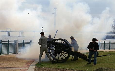 Cannon Fire and Smoke Photograph by Rodger Whitney | Pixels