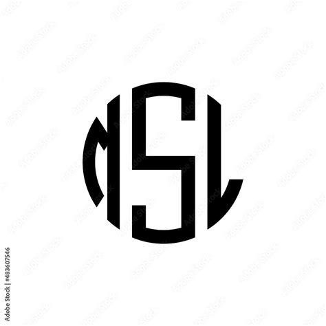 MSL letter logo design. MSL modern letter logo with black background. MSL creative letter logo ...