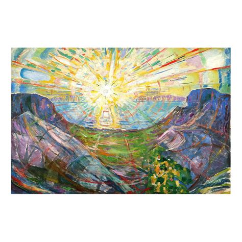 The Sun #2 // Edvard Munch // 1916 - The Impressionist Masters - Touch of Modern