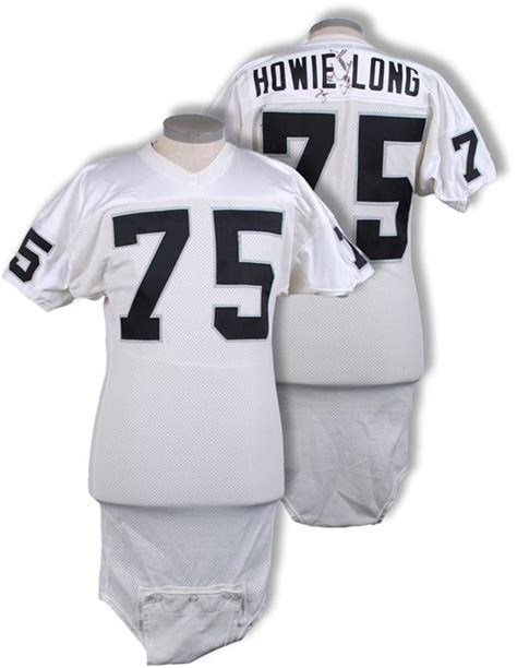 1980's Howie Long Oakland Raiders Signed Game Worn Jersey