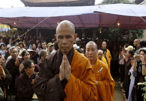 The death of Buddhist monk Thich Nhat Hanh, a symbol of peace