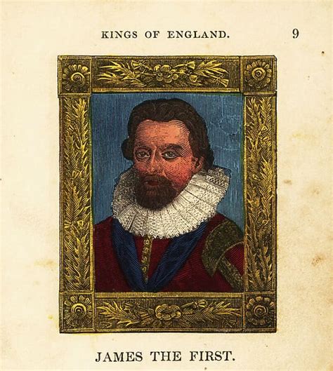 Portrait of King James the First, King James I of England