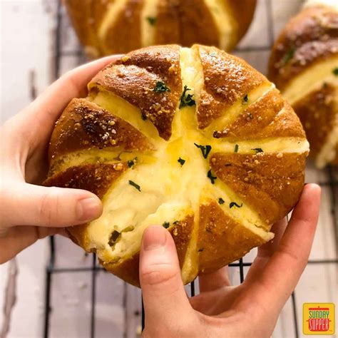 Korean Cream Cheese Garlic Bread Recipe | Sunday Supper Movement