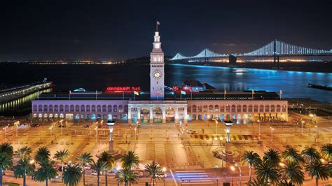 Ferry Building at night : sanfrancisco